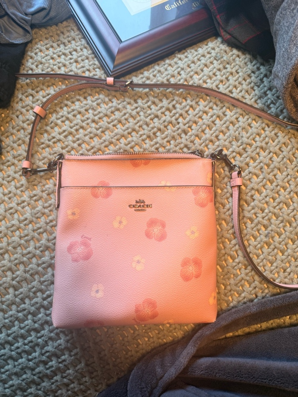 Coach Rowan Floral File Bag